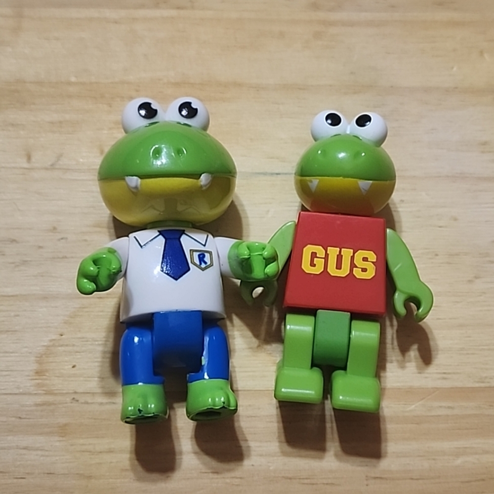 Ryan's World Action Figure 2 Lot GUS  Gator Alligator 2.5” Tall Minifigure